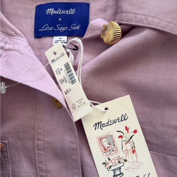 NWT- Madewell x Lisa Says Gah! Button Front Maxi Skirt & matching top! - Picture 3 of 5